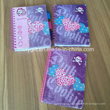 Impressão Hard Cover Soft Spiral A5 Exercício Notebooks Divisores